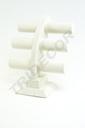 Expositor Triple para Pulseras de Lino Beige 32X26X23cm
