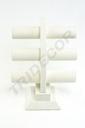 Expositor Triple para Pulseras de Lino Beige 32X26X23cm