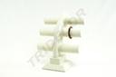 Expositor Triple para Pulseras de Lino Beige 32X26X23cm