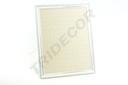 Marco grande para aretes de lino beige 50x60cm