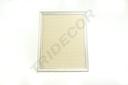 Marco grande para aretes de lino beige 50x60cm