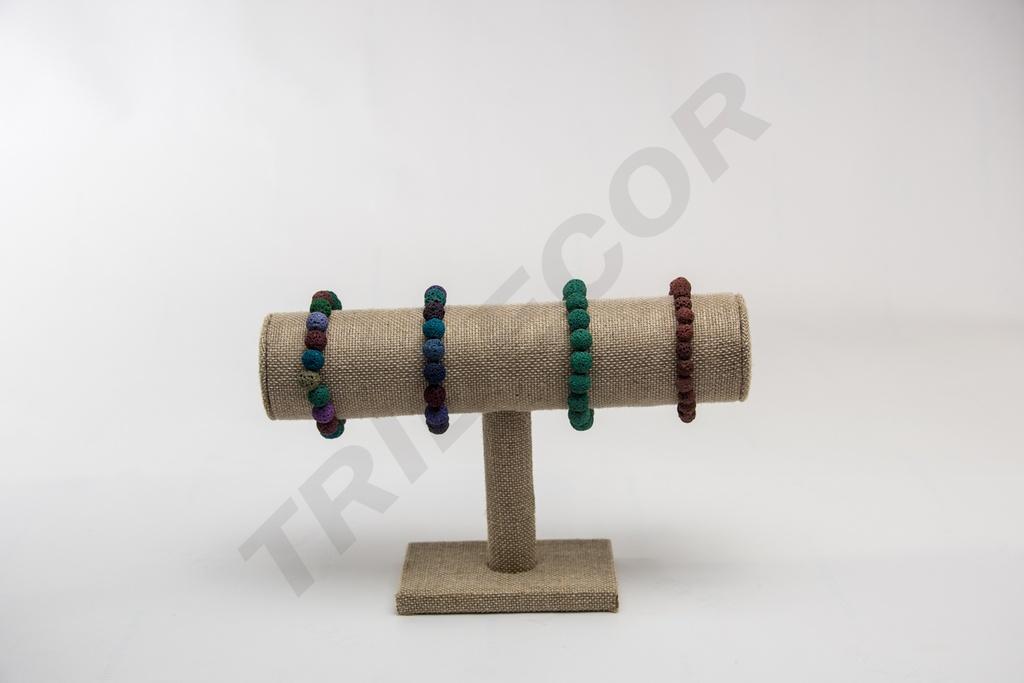 Expositor de Pulseras de Lino Grueso