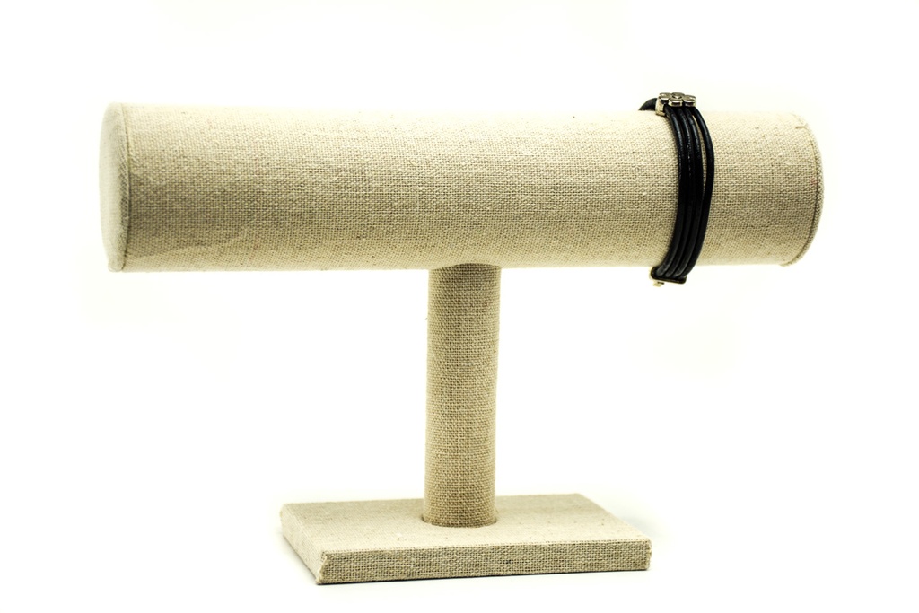 Expositor de Pulseras de Lino Beige 22,5X6,5X14,5cm