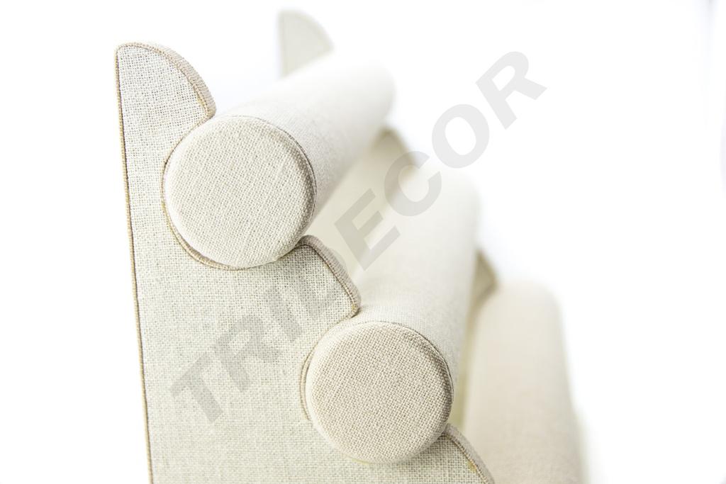 Expositor Triple para Pulseras de Lino Beige