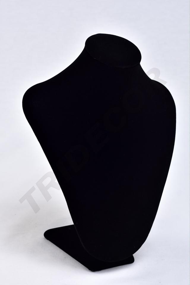 Expositor de Collar de Terciopelo Negro