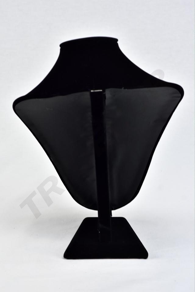 Expositor de Collar de Terciopelo Negro