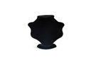 Exhibidor grande de collar de terciopelo negro