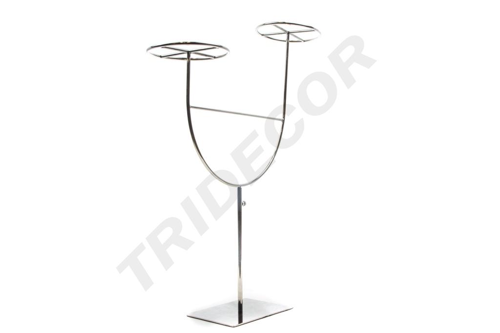 Expositor de Acero para Sombreros, Altura Regulable Tridecor