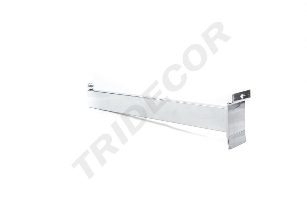 Colgador recto para panel de lamas 1 bola 30 cm 50/caja