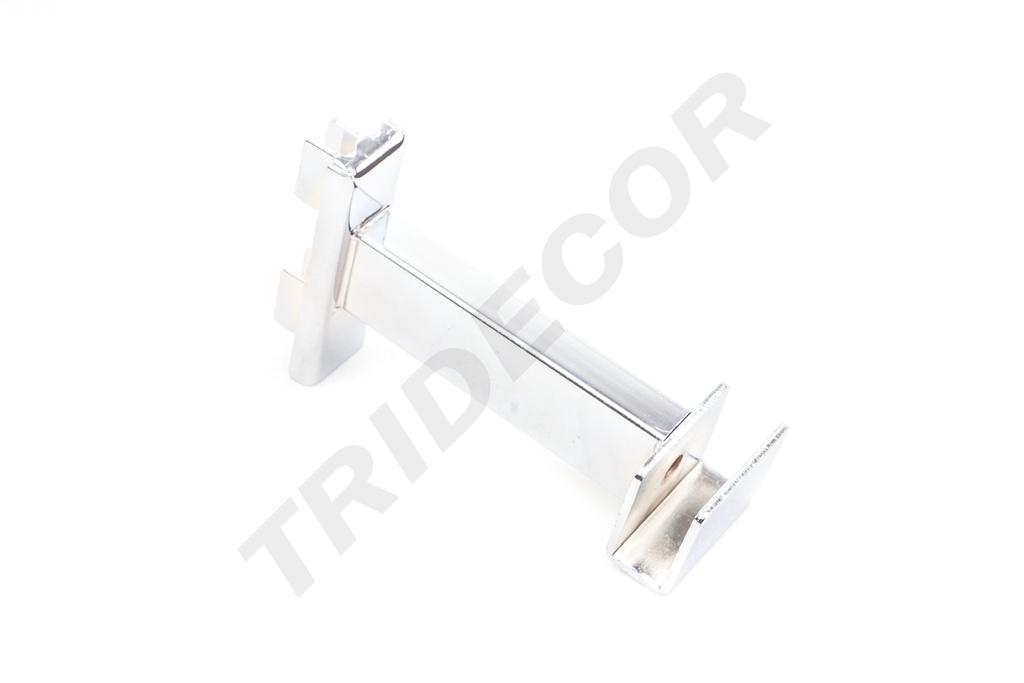 Soporte Tubular Rectangular para Sistema de Cremallera 10 cm