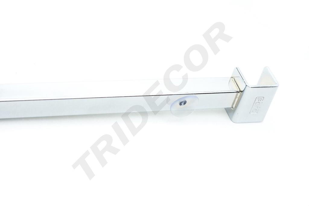 Soporte/Estante de vidrio para Tubo Rectangular de 35cm