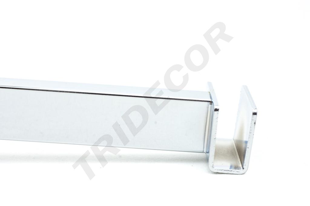 Soporte Tubular Rectangular para Sistema de Cremallera 30cm