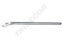 Percha sencilla con 1 clavo para sistema de cremallera, 30 cm