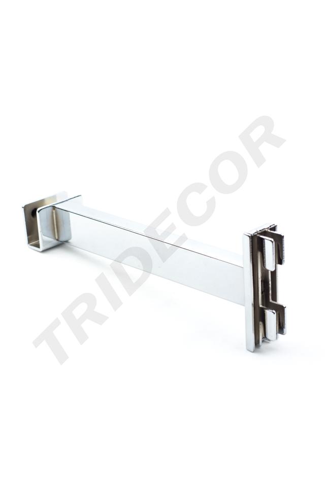 Soporte de Tubo Rectangular para Sistema de Cremallera 20cm