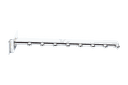 Colgador inclinado con 8 bolas para panel de lamas de 35cm