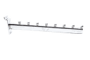 Colgador inclinado con 8 bolas para panel de lamas de 35cm