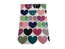 Bolsa de plástico con estampado de corazón 50x60