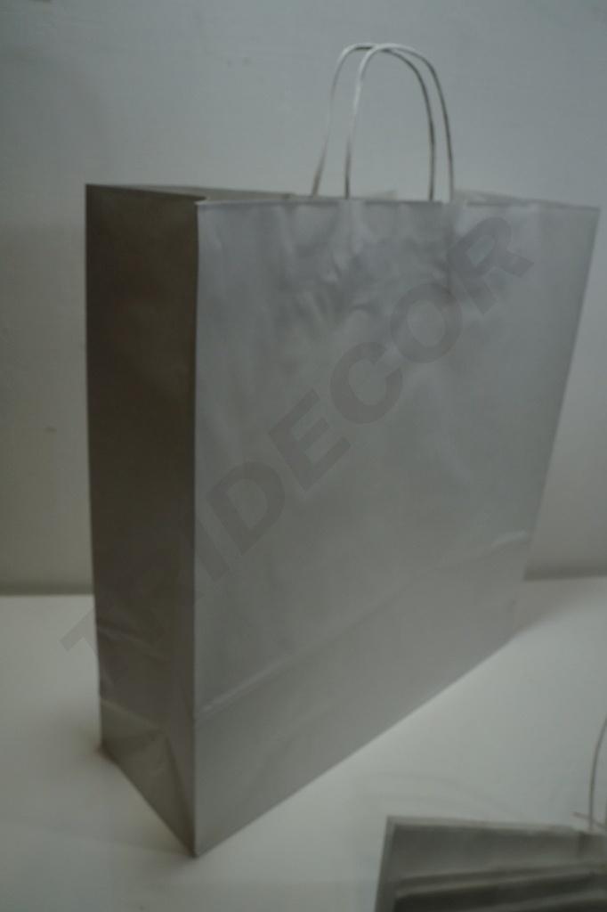 Bolsa de Papel Blanca 45X15X49cm 25/Pq