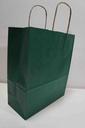 Bolsas de papel kraft verde 41x32x13 cm