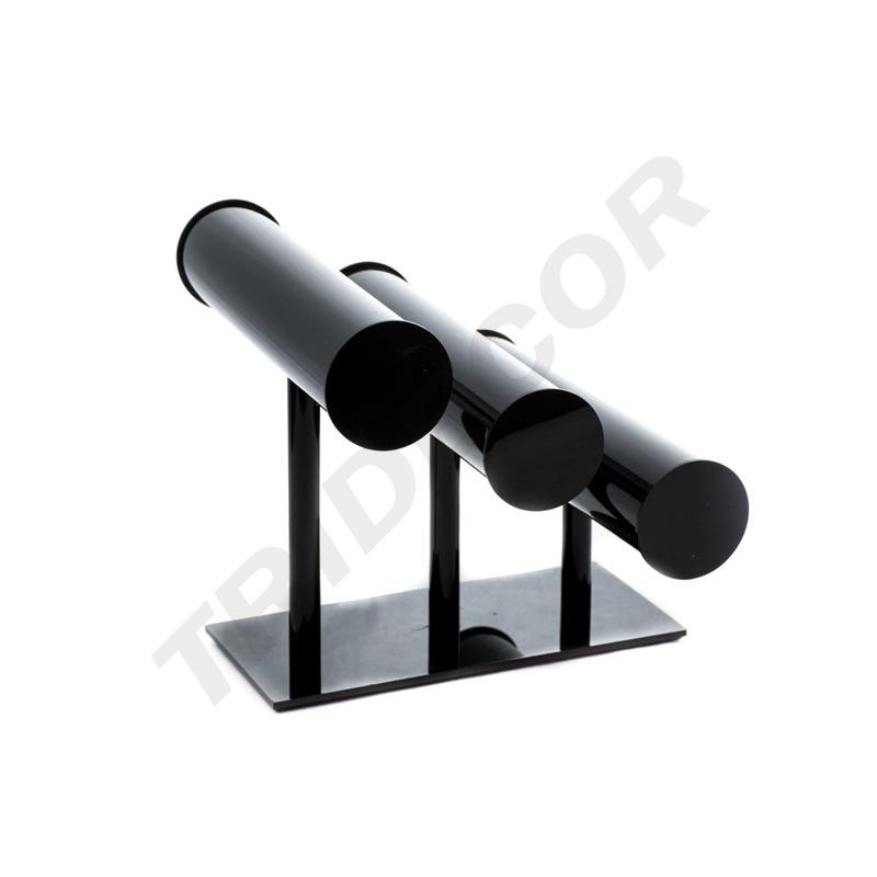 007052-Expositor-Acrílico-Negro-para-Pulseras-y-relojes-tridecor