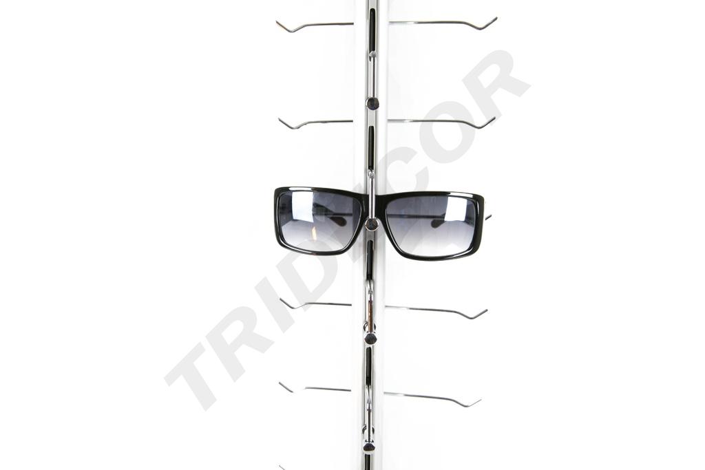 Expositor de 14 Gafas con Cerradura para Pared 125X16cm, 10 unidades/caja