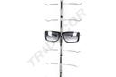 Expositor de 14 Gafas con Cerradura para Pared 125X16cm, 10 unidades/caja