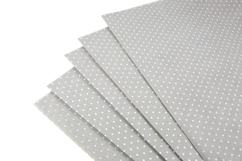 Papel Tisú Puntos Blancos sobre Fondo de Chocolate 62X86cm 100 unidades