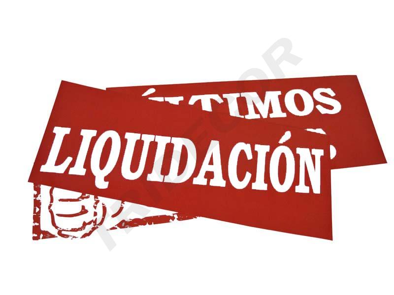 Banner de LIQUIDACIÓN 100X35 cm