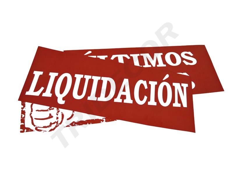 Banner de LIQUIDACIÓN 100X35 cm