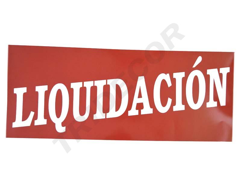 Banner de LIQUIDACIÓN 100X35 cm