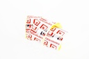 014473-Etiquetas-Adhesivas-Felicidades-Plata-Rojo-250-Pegatinas-tridecor