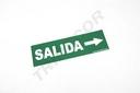 Señal de salida a la derecha 30X10,5 cm