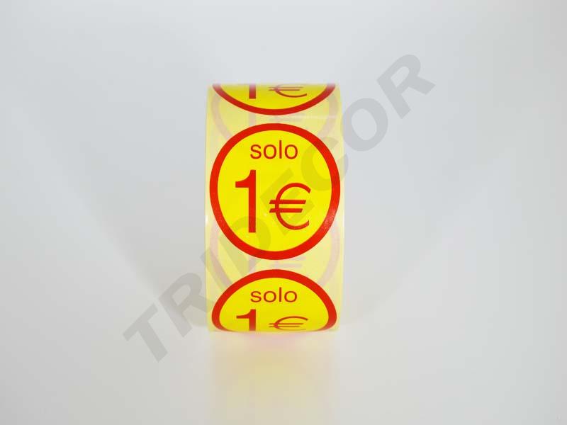 Pegatina Solo Euro 500Pc