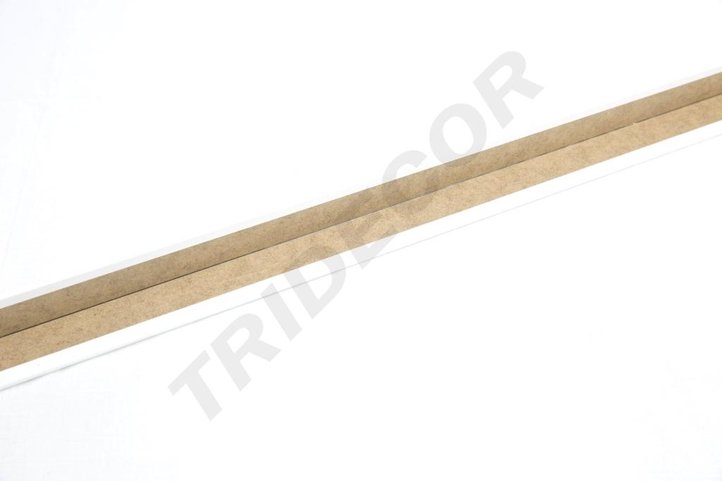 Protector de supervivencia de MDF blanco 240cm