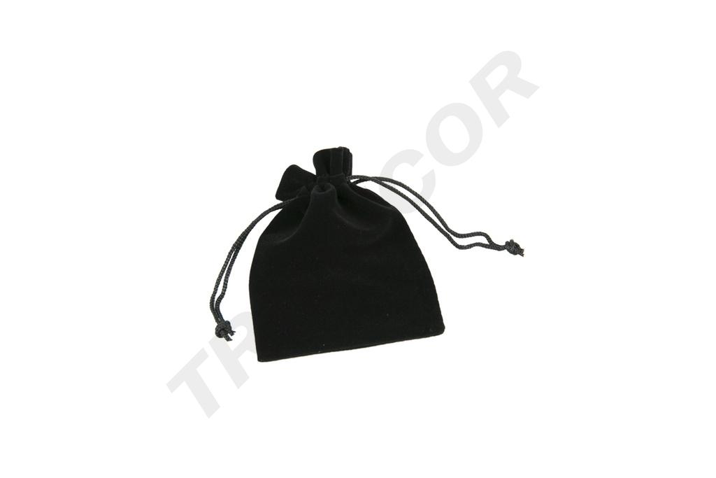 BOLSA DE TERCIOPELO NEGRO 12X9 CM 20 PIEZAS