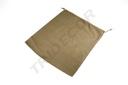 Bolsa de lino marrón con cierre de cordón, 38X4 CM - 12 unidades