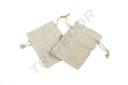 BOLSA DE LINO BEIGE con cordón 12X9 CM 20pcs/PAQUETE