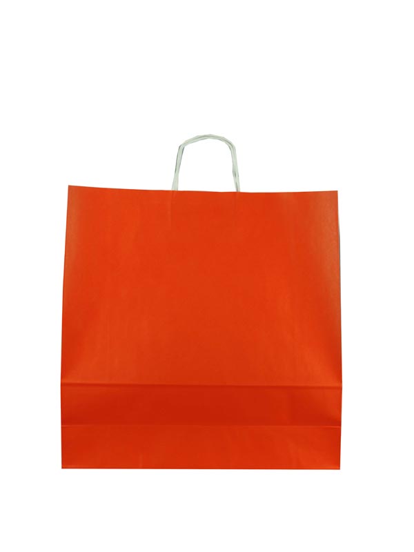 Bolsa de Papel de Celulosa Naranja 49X44X15 CM 25 Unidades