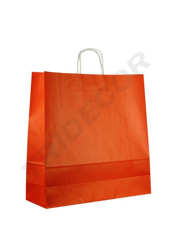 Bolsa de Papel de Celulosa Naranja 49X44X15 CM 25 Unidades