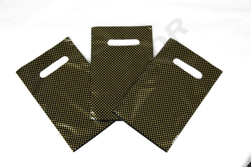 010073-Bolsas-de-plástico-asa-troquelada-16-x-25-cm-puntos-dorados-tridecor