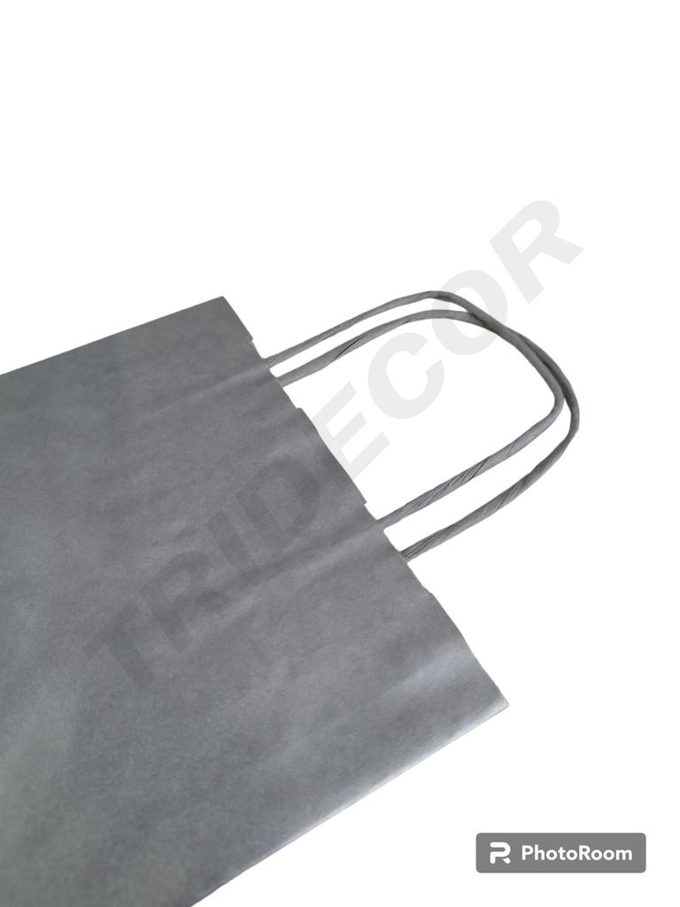 Bolsa Kraft Plata Xs 18+8x24cm 450unidades/caja