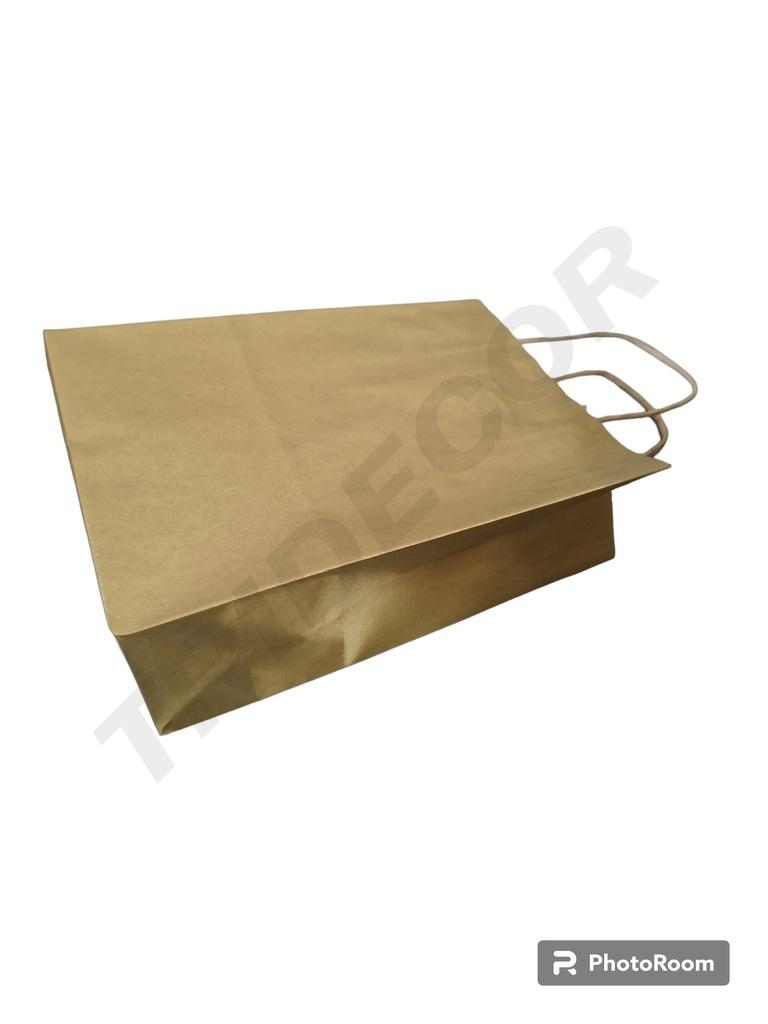 Bolsa Kraft Oro Xs 18+8x24cm 450unidades/caja