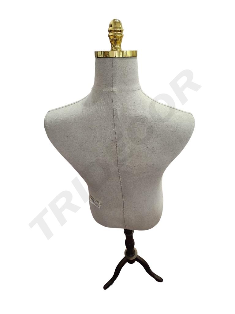 040376-Busto-de-hombre-tela-de-lino-con-copa-dorada-tridecor