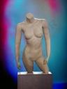 Busto de Mujer con Brazos Color Carne