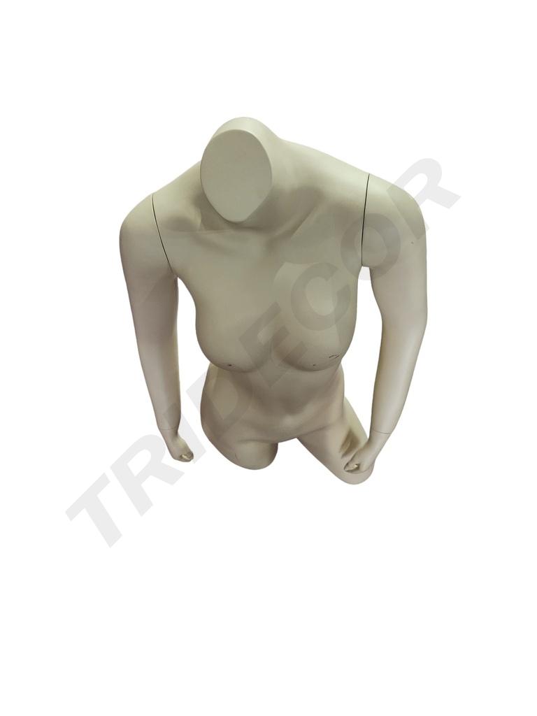 Busto de Mujer con Brazos Color Carne