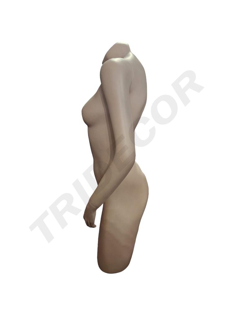 Busto de Mujer con Brazos Color Carne