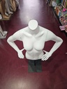 maniquí mujer Blanca mate Con Soporte de Base