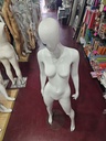 maniquí de mujer Blanco Brillo