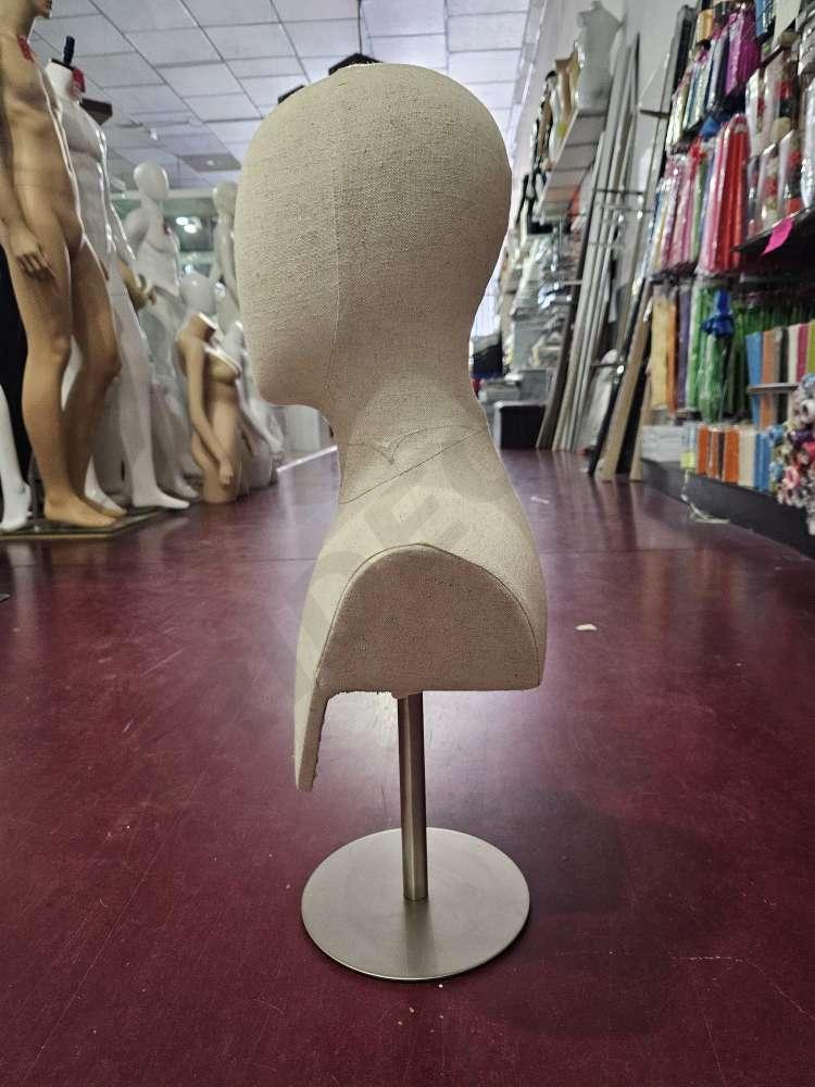 Busto de Pecho Corto mujer Con Base de Acero Inoxidable