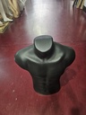 Busto De Hombre Corto Plastico Negro